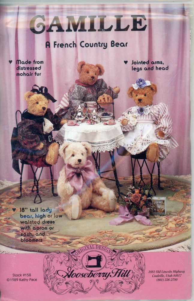 Gooseberry Hill Camille A French Country Bear Kit Vintage 1989 Teddy Bear